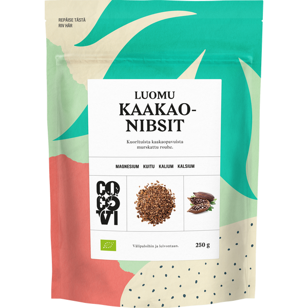 CocoVi Kaakaonibsit, luomu 250g