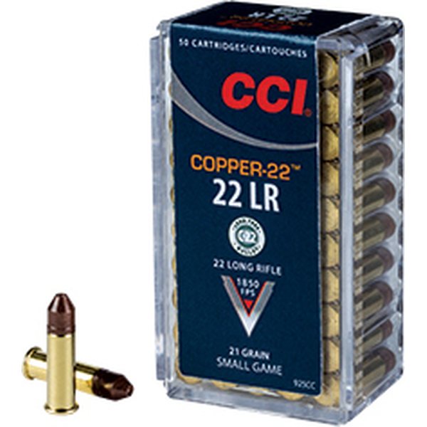 CCI .22 LR Copper 1,36g 50 個数