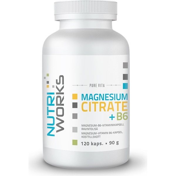 Nutri Works Magnesium Citrate + B6
