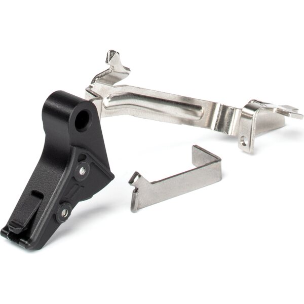 ZEV PRO Flat Trigger Bar Kit, For Gen 5 Glocks, Black w/ Black Safety, Includes Zev Pro Connector