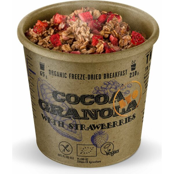 LYO Foods Organic Cocoa Granola with Strawberries