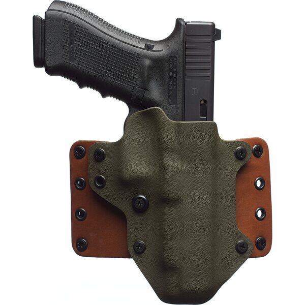 BlackPoint Tactical Leather Wing Holster, 1.75" belt loops, RDS Cut