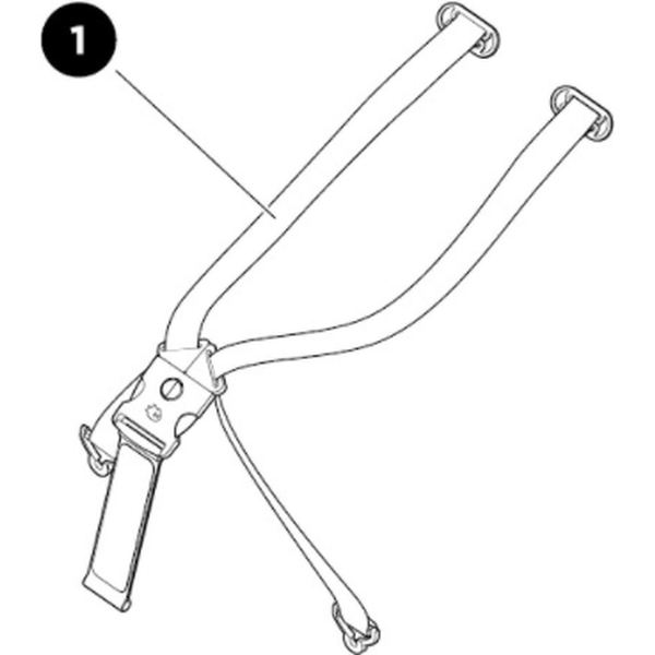 Thule Yepp Maxi - harness complete