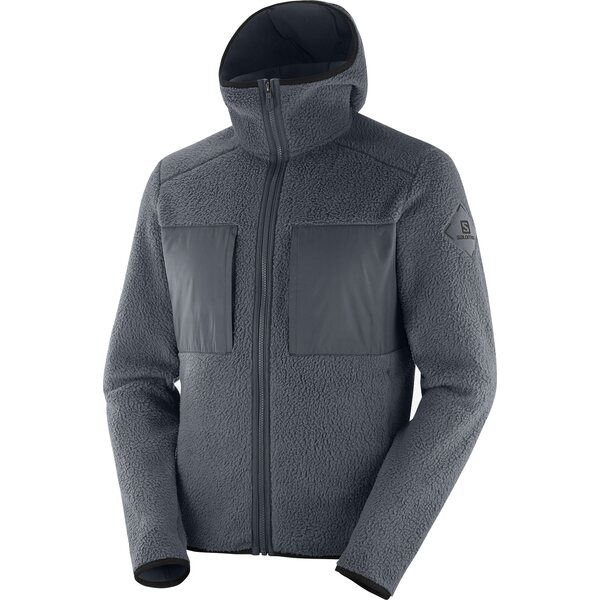 Salomon Snowshelter Teddy Hoodie Mens