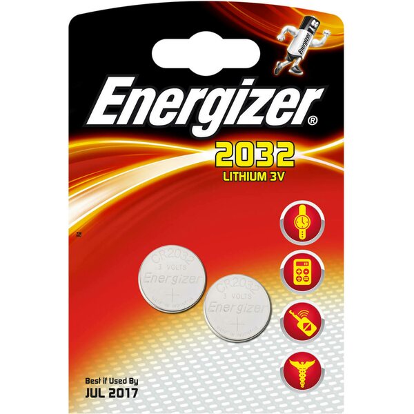 Energizer CR2032, 2 件