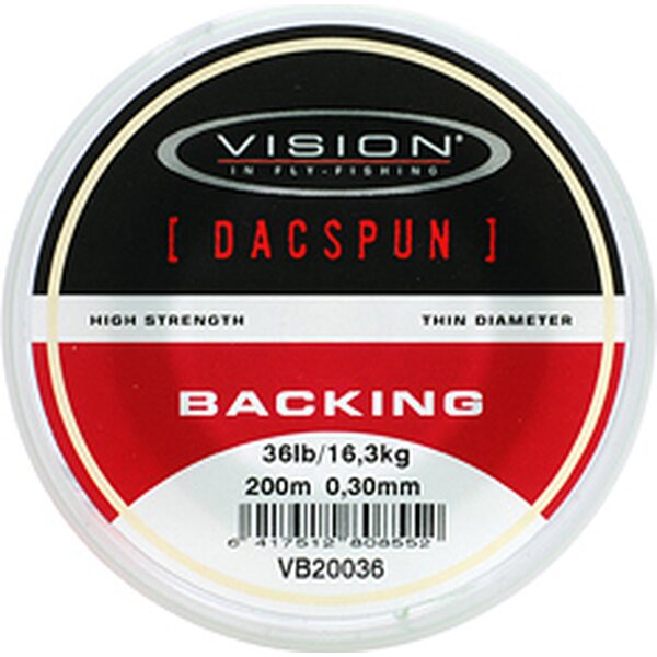 Vision Dacspun backing 200m 03,0mm/36lb