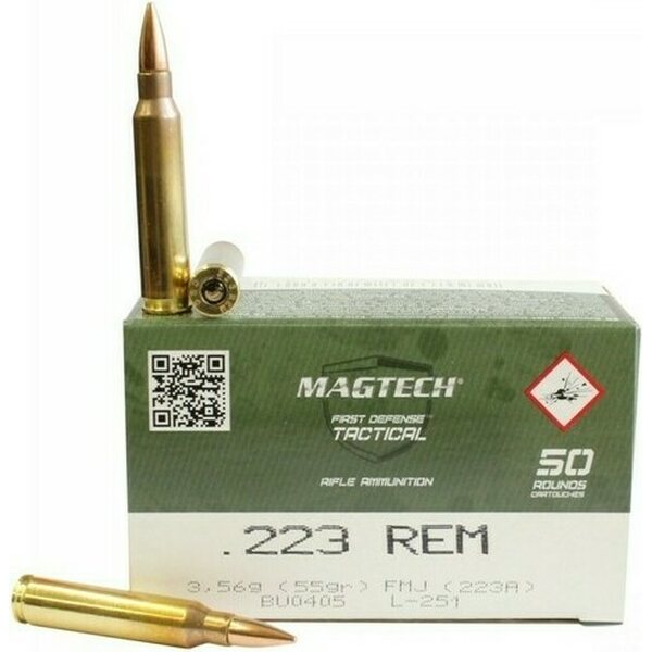 Magtech .223 Rem FMJ 3,56g / 55Gr 50 件