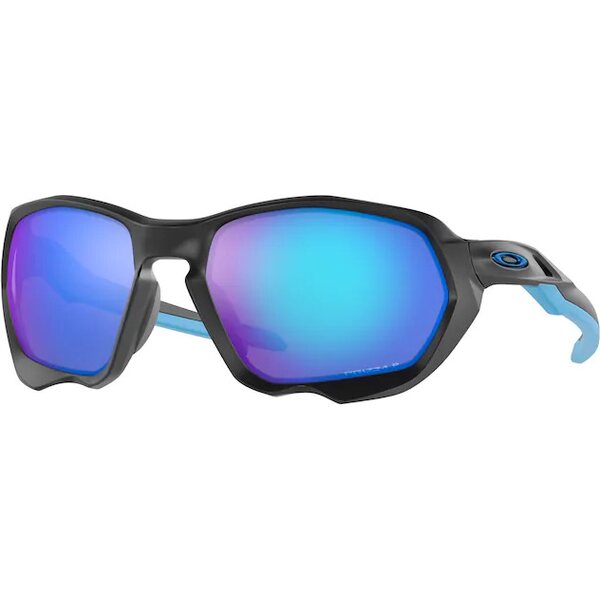 Oakley Plazma Matte Black w/ Prizm Sapphire Polarized | Oakley Plazma  sunglasses  English