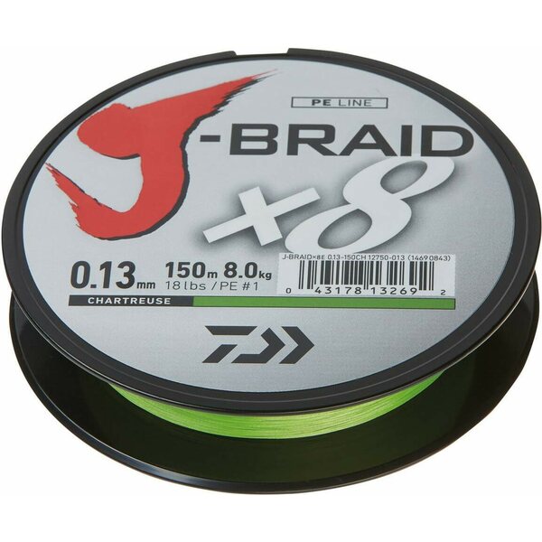 Daiwa J-Braid X8, 150m