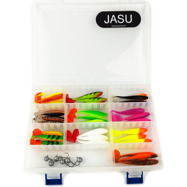 Jasu Louhi kalajigilajitelma 8cm 30kpl + jigipäät