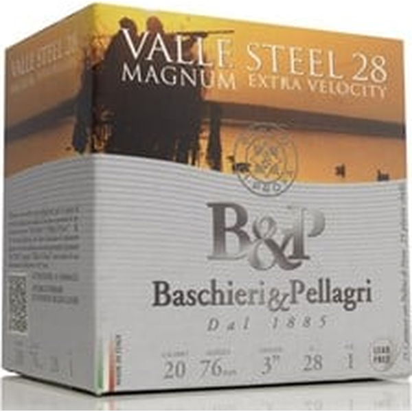 B&P Valle Steel 28 Magnum 20/76 28g 25 tk