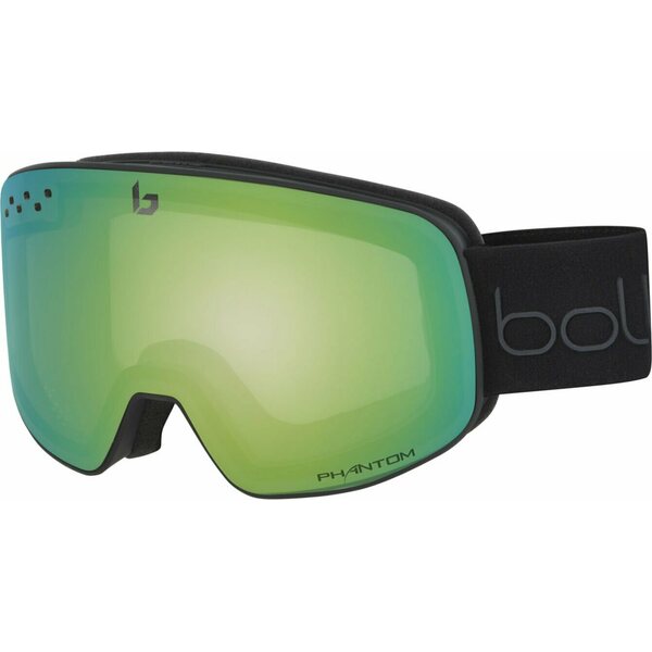 Bolle Nevada Black & Green Matte w/ Phantom Green Emerald