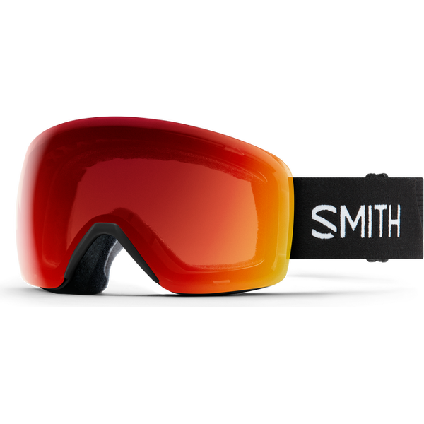 Smith Skyline, Black w/ ChromaPop Photochromic Red Mirror