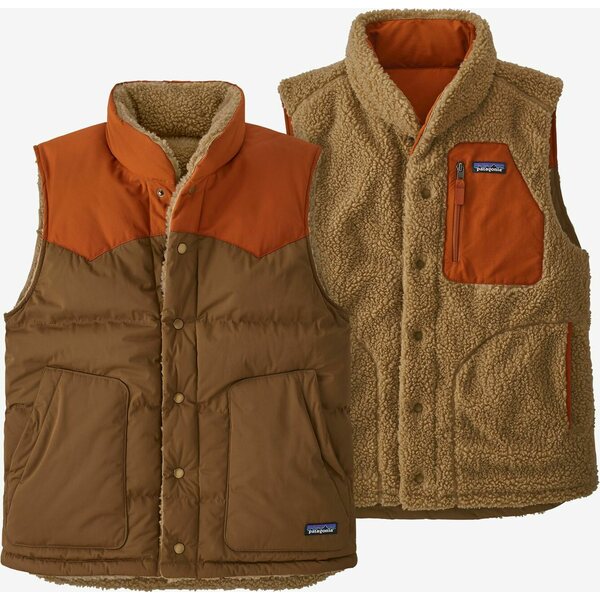 Patagonia Reversible Bivy Down Vest Mens