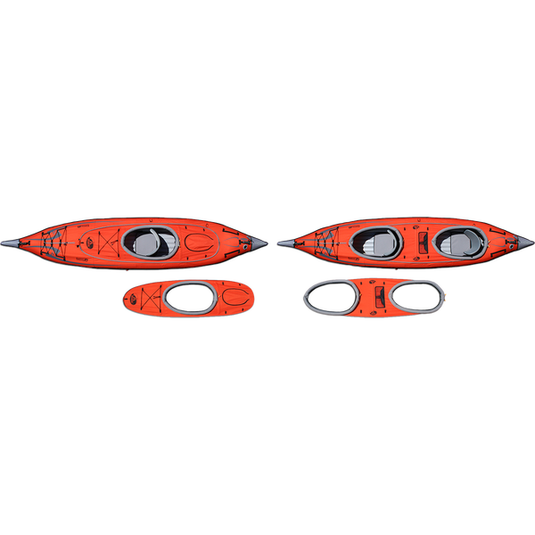 Advanced Elements AdvancedFrame Convertible Single Double Kannet 