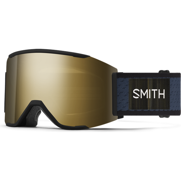 Smith Squad Mag, TNF Shady Blue X Smith w/ Chromapop Sun Black Gold Mirror + ChromaPop Storm Blue Sensor Mirror