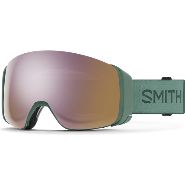 Smith 4D Mag, Alpine Green w/ Chromapop Everyday Rose Gold Mirror + ChromaPop Storm Rose Flash