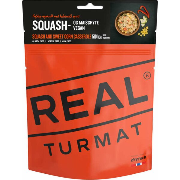 Real Turmat Squash and Sweet Corn Casserole (Vegan)