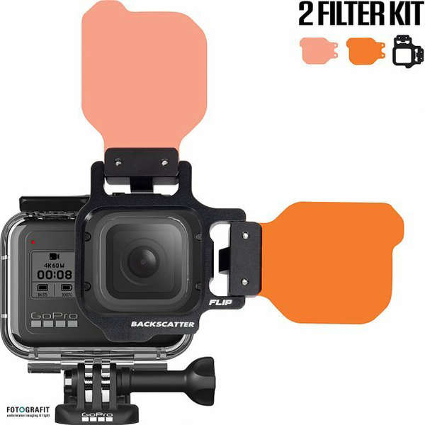 FLIP 11 Two Filter Kit with SHALLOW & DIVE Filter for (GoPro HERO 11/10/9/8/7/6/5)