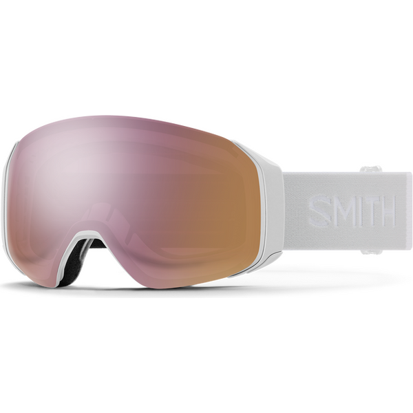 Smith 4D Mag, White Vapor w/ Chromapop Everyday Rose Gold Mirror + Chromapop Storm Rose Flash