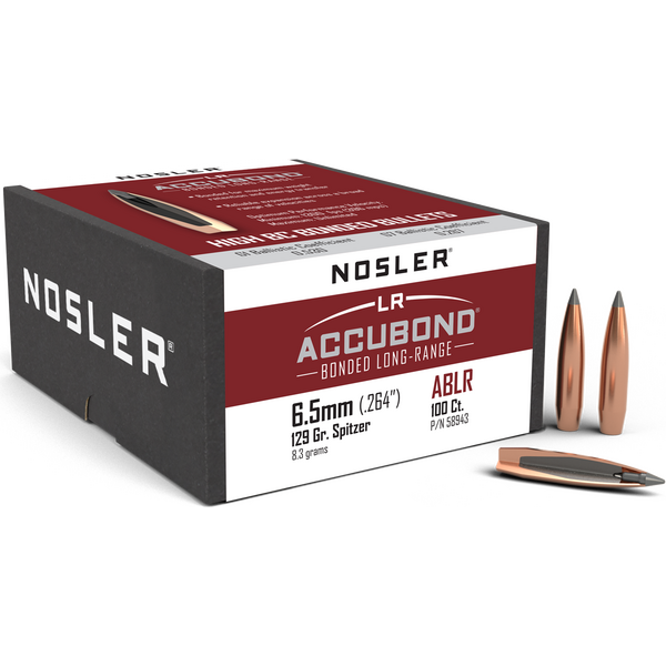 Nosler AccuBond LongRange 6.5mm 129gr SP (100 kpl)