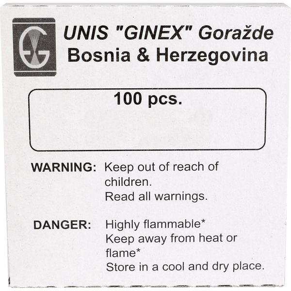 Ginex LP Iso Pistoolin Nalli 100 kpl