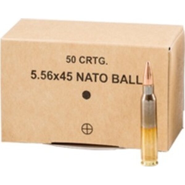 GGG 5.56×45mm NATO BALL, 62gr, 50kpl.