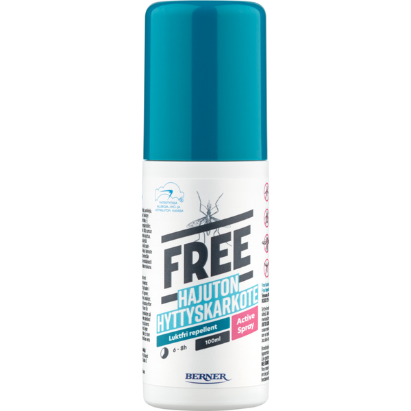 Free Active Spray -karkote, 100ml