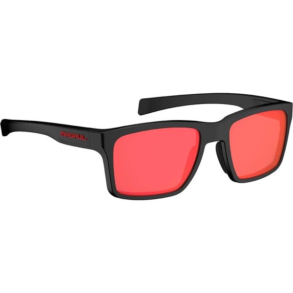 Magpul Magpul® Rider Eyewear, Polarized - Black Frame, Gray Lens/Red Mirror