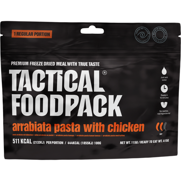 Tactical Foodpack Arrabiata Pasta with Chicken