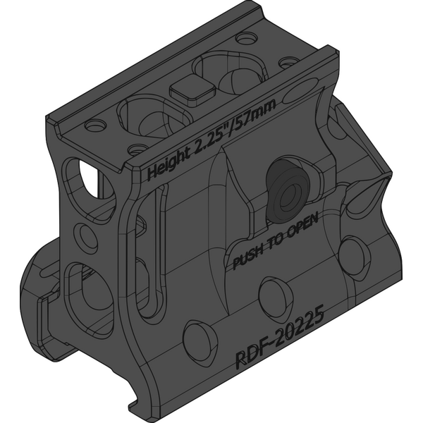 Spuhr Aimpoint T-2 Flip Mount H57mm/2.25" PIC