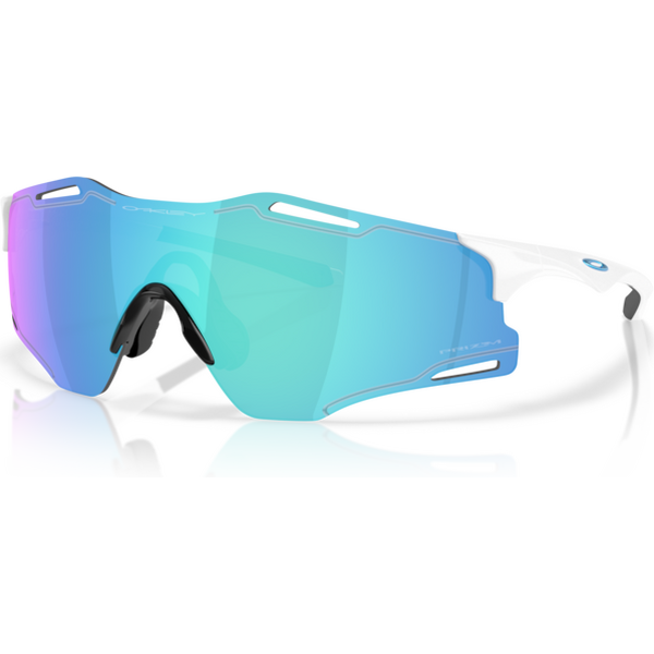 Oakley Cybr Zero Polished White w/ Prizm Sapphire