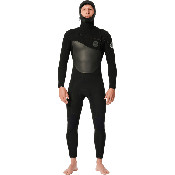 Rip Curl Dawn Patrol 6/4 Hooded Chest Zip Wetsuit Mens