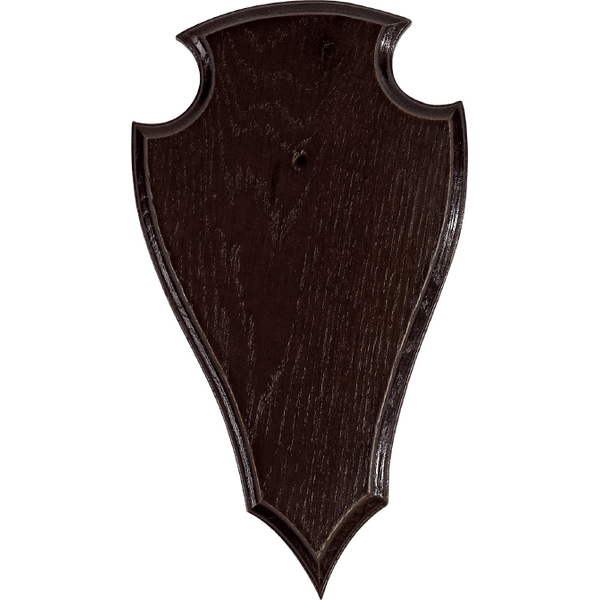 Buck Trophy plate 23x13cm, Dark