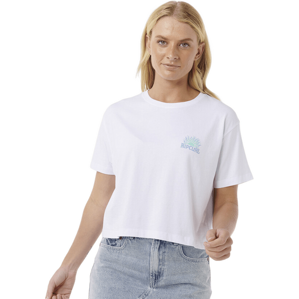 Rip Curl Sunrise Crop Tee Womens