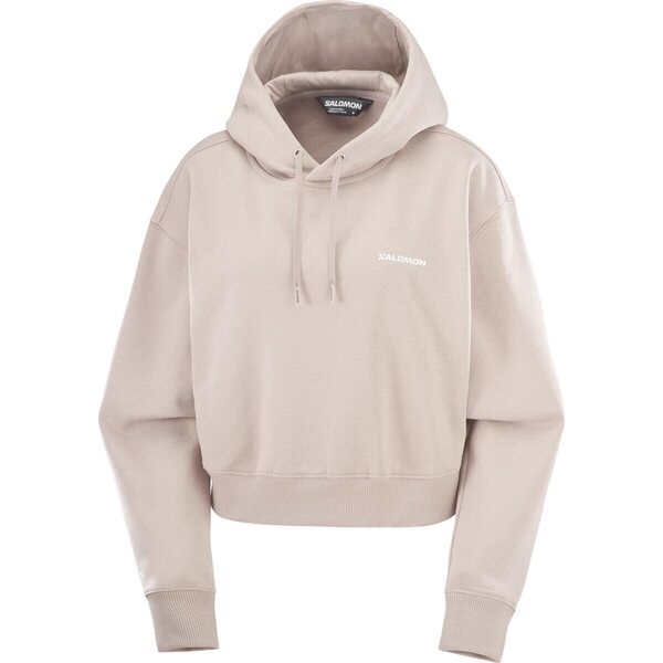 Salomon Logo Short Hoodie Womens