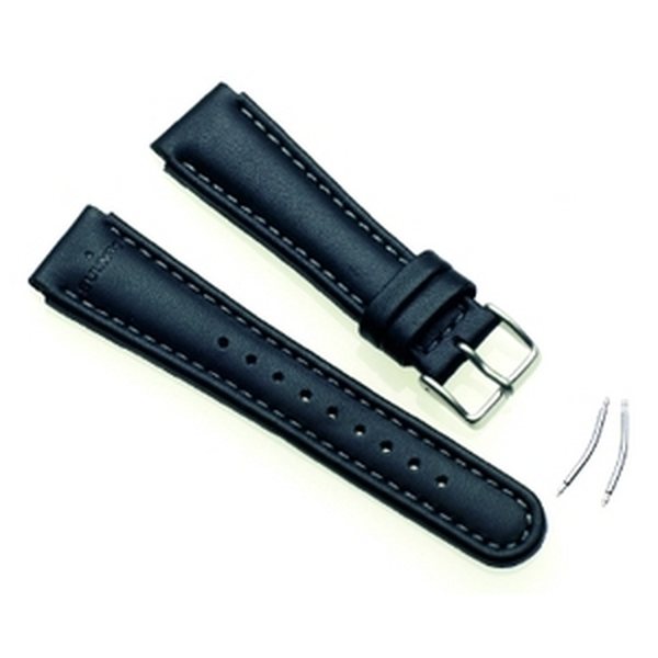 Suunto Black leather wristband for Yachtsman, X-Lander, S-Lander and Metron