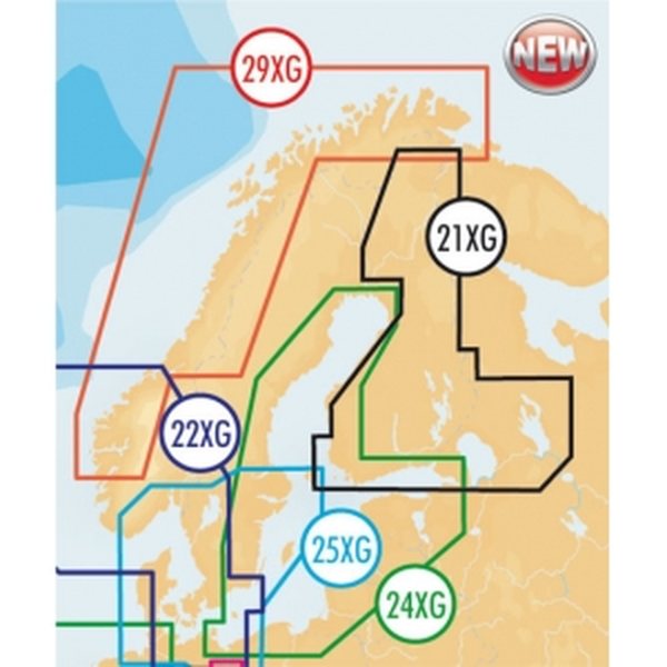 Navionics Gold 24XG Kartta, Itämeri, Pohjanlahti ja Suomenlahti