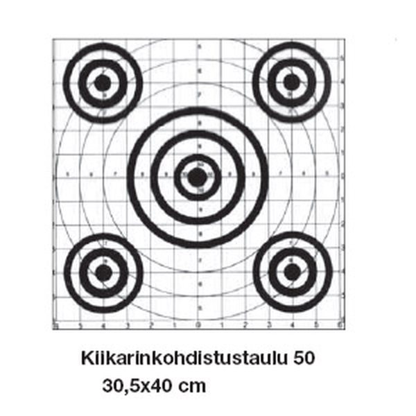 Tarkka Rifle Scope Alignment Target 30,5 x 40cm | Inskjutningstavlor ...