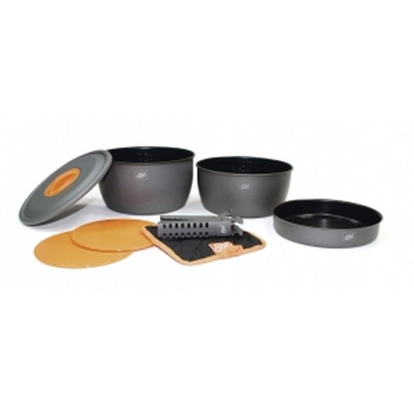 Esbit Aluminium cookset,  Hard Anodized, non-stick (CW2500NS)