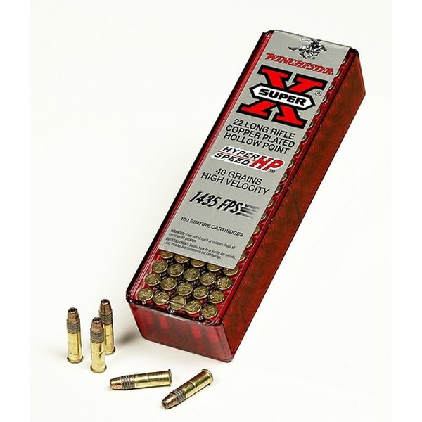 Winchester .22LR Super X hyper Speed 2,60g / 40grs 100kpl