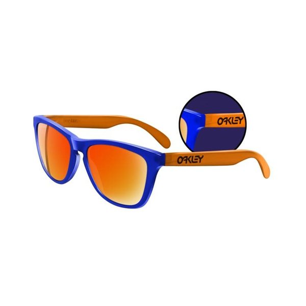 Oakley Frogskins, Collectors edition, Blacklight Blue/Orange/Fire Iridium