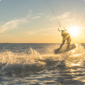 Kitesurfing