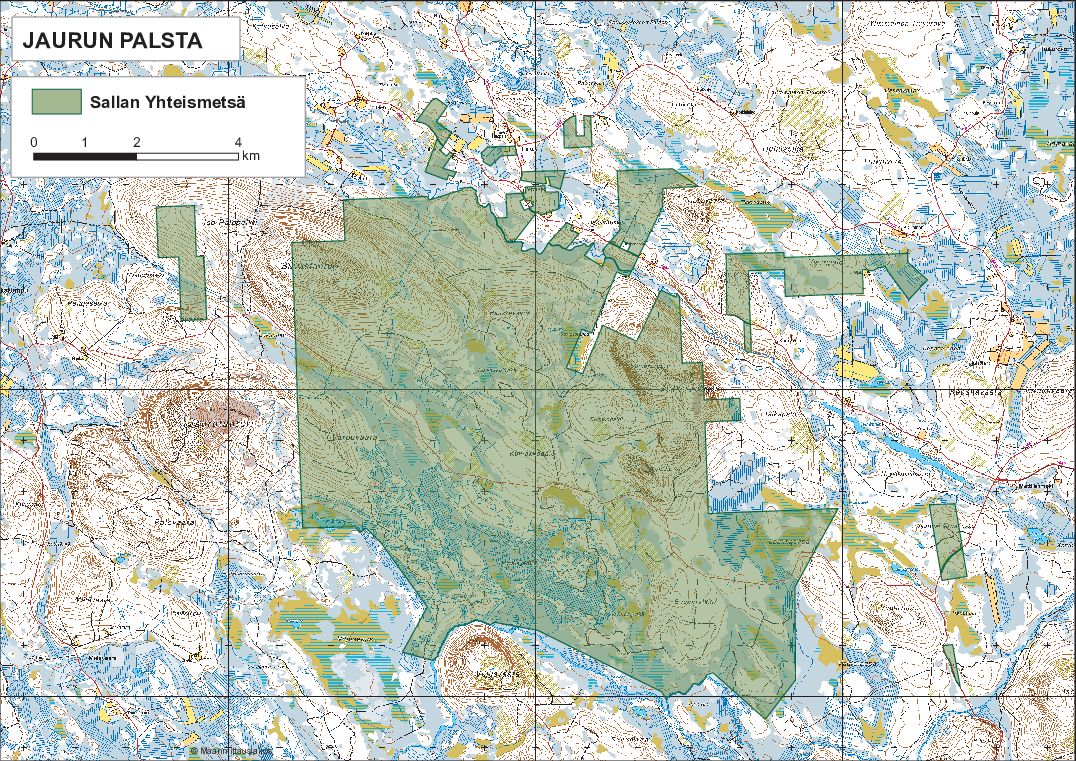 sallan yhteismetsä kartta Sallan yhteismetsä Bear hunting season license | Salla region  sallan yhteismetsä kartta